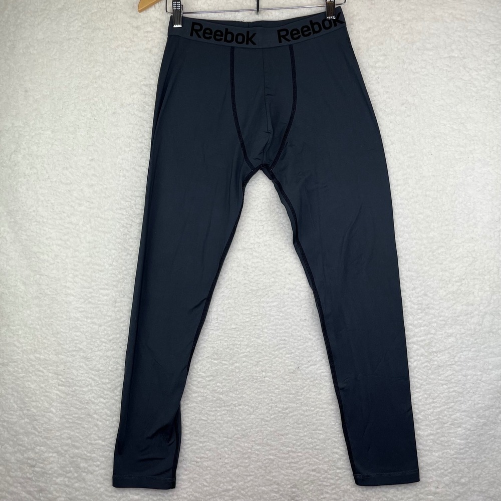 Reebok Mens Performance Compression Leggings Grey‎ Size M